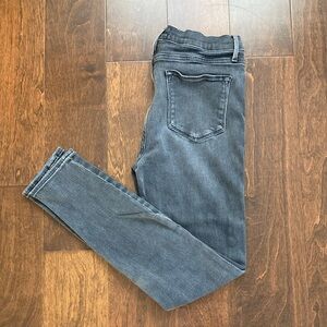 Frame Le High Skinny Jeans Faded Black